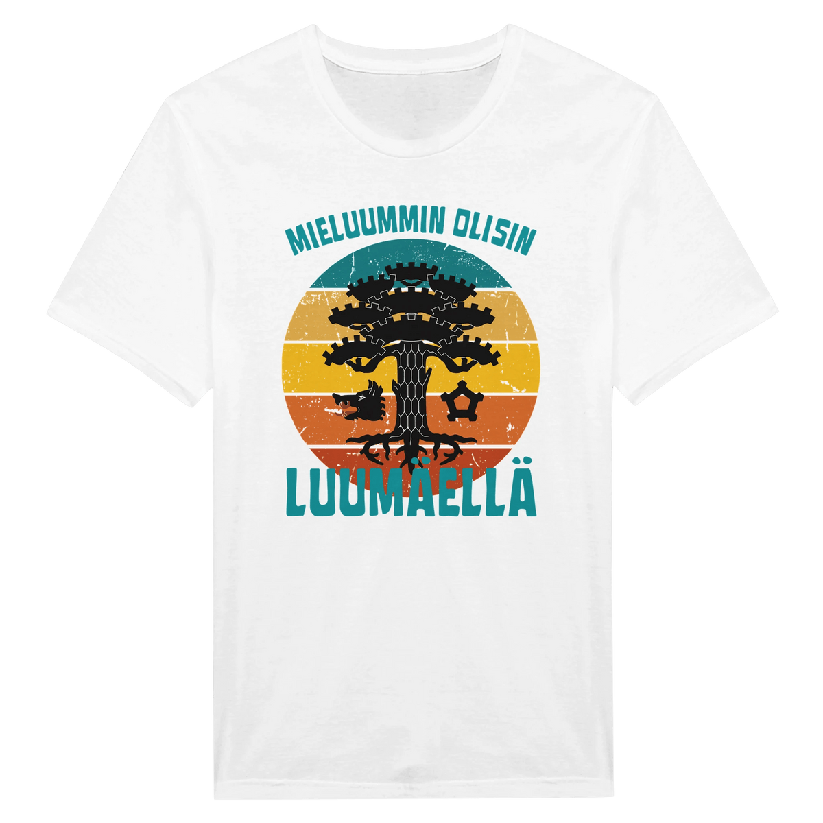 Mieluummin Olisin Luumäellä - Miesten T - paita - Mun Paita