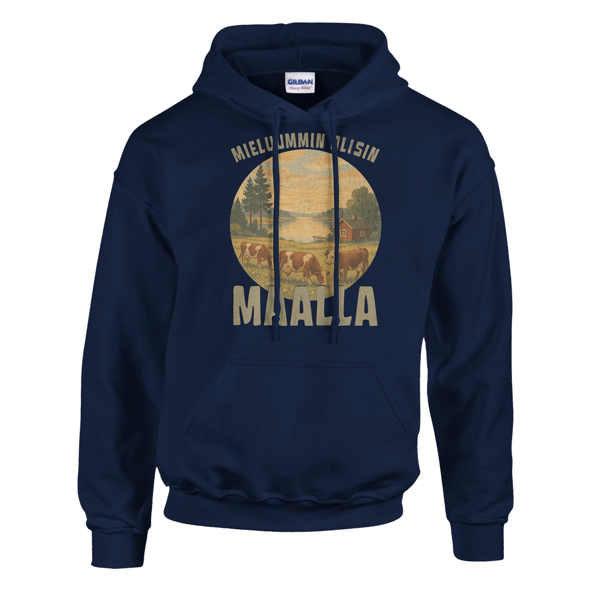 Mieluummin Olisin Maalla 2 - Huppari - Mun Paita