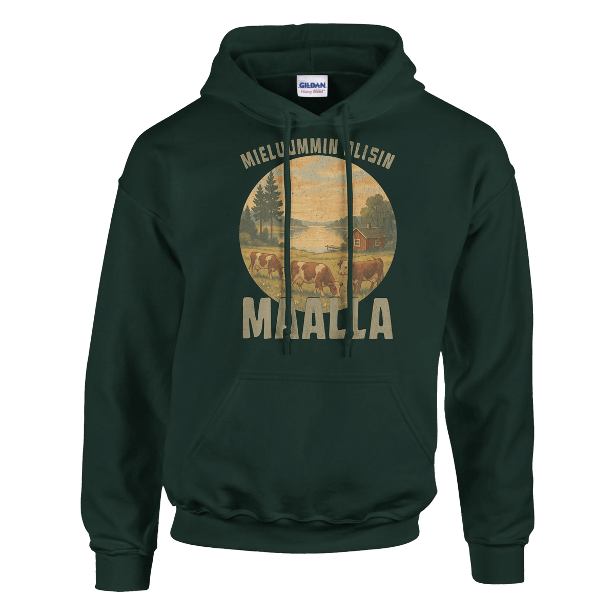 Mieluummin Olisin Maalla 2 - Huppari - Mun Paita