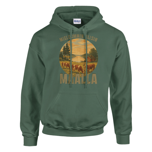 Mieluummin Olisin Maalla 2 - Huppari - Mun Paita