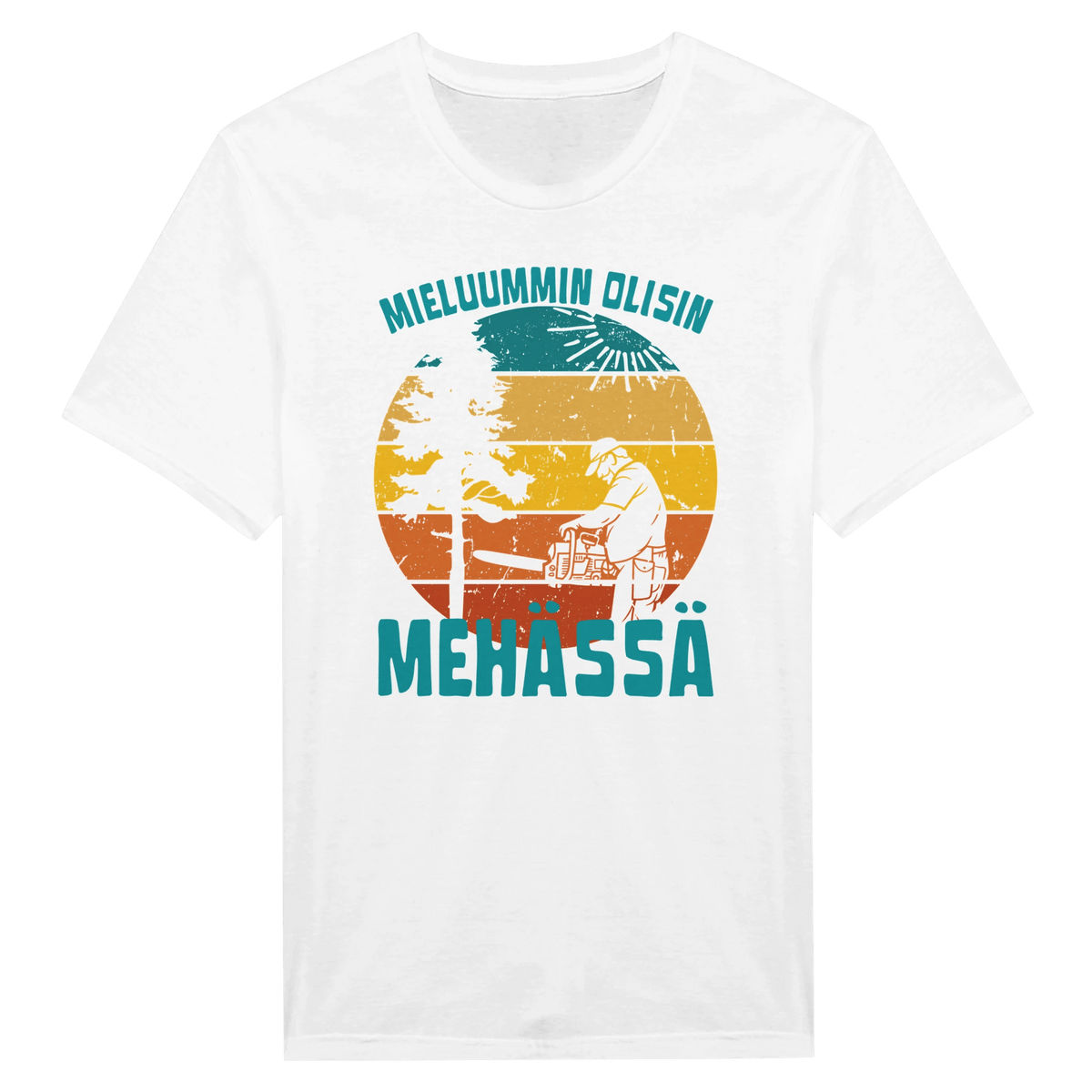 Mieluummin Olisin Mehässä - Miesten T - paita - Mun Paita