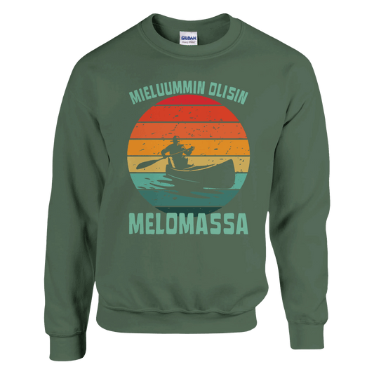 Mieluummin Olisin Melomassa v.1 - Collegepaita - Mun Paita
