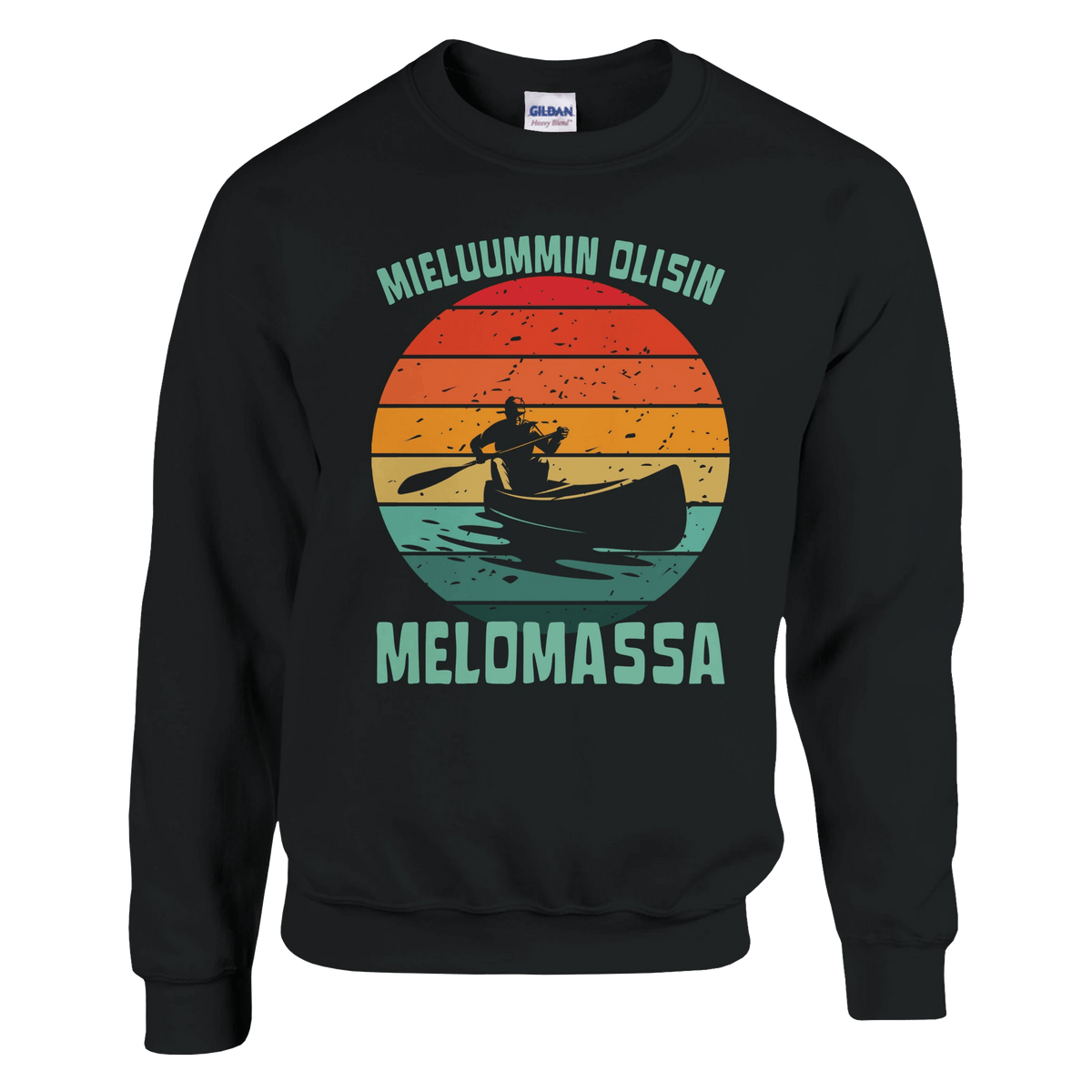 Mieluummin Olisin Melomassa v.1 - Collegepaita - Mun Paita