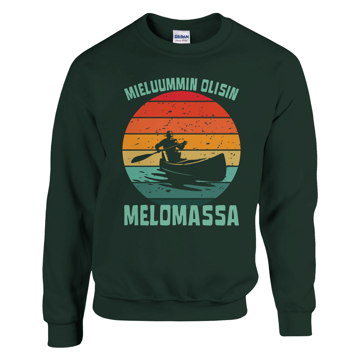 Mieluummin Olisin Melomassa v.1 - Collegepaita - Mun Paita