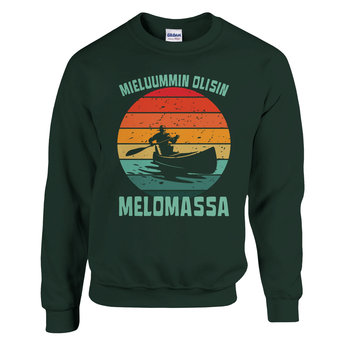 Mieluummin Olisin Melomassa v.1 - Collegepaita - Mun Paita