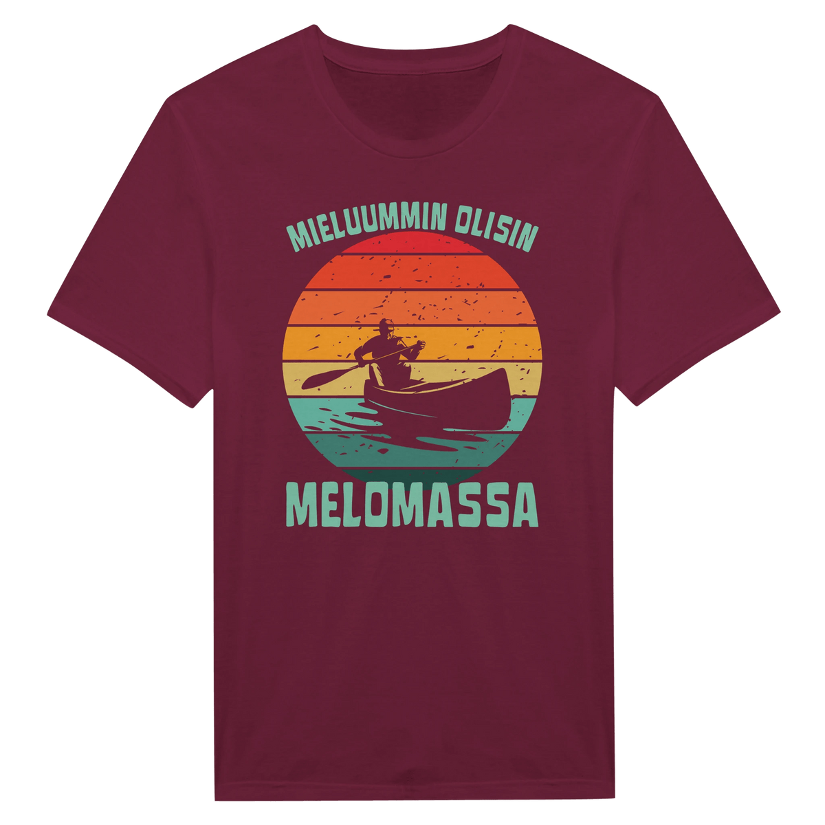 Mieluummin Olisin Melomassa v.1 - Miesten T - paita - Mun Paita