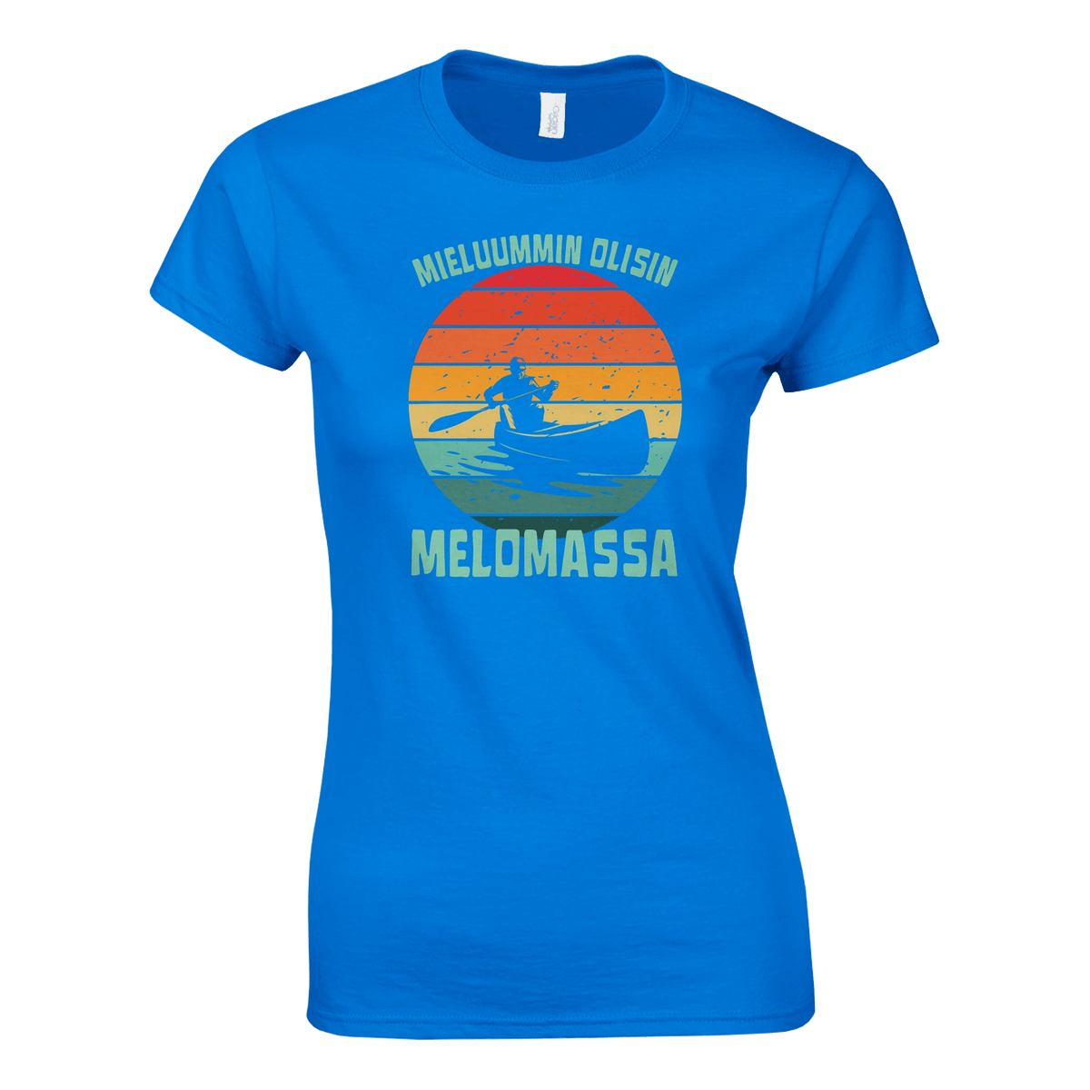 Mieluummin Olisin Melomassa v.1 - Naisten T - paita - Mun Paita