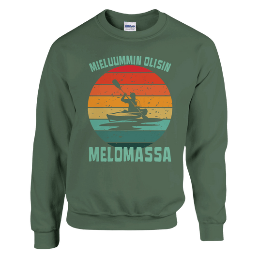 Mieluummin Olisin Melomassa v.2 - Collegepaita - Mun Paita
