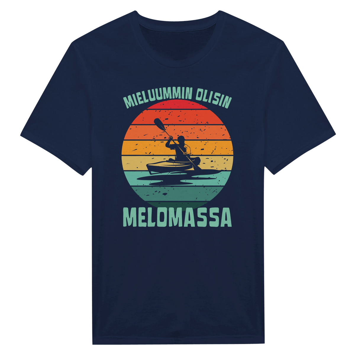 Mieluummin Olisin Melomassa v.2 - Miesten T - paita - Mun Paita