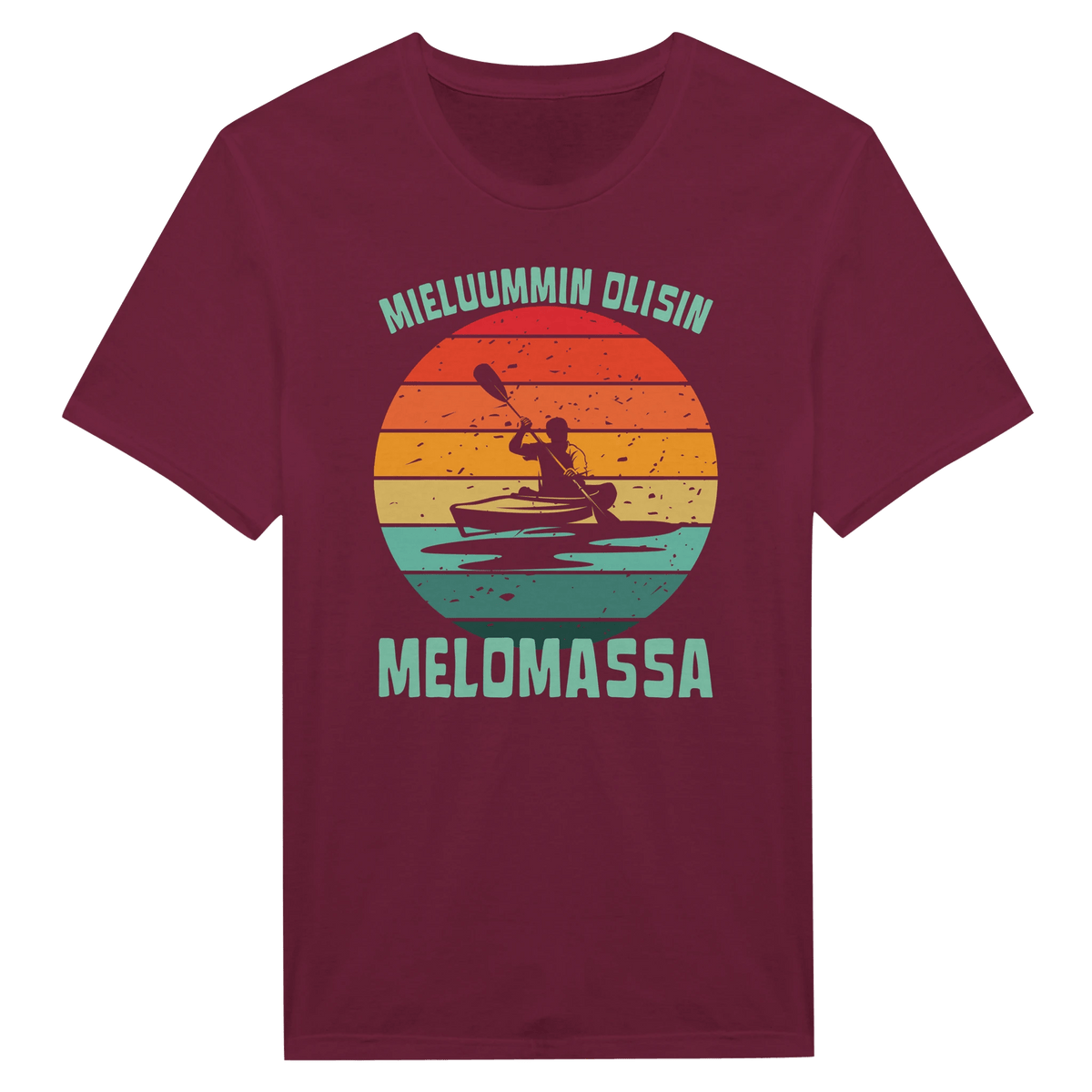 Mieluummin Olisin Melomassa v.2 - Miesten T - paita - Mun Paita