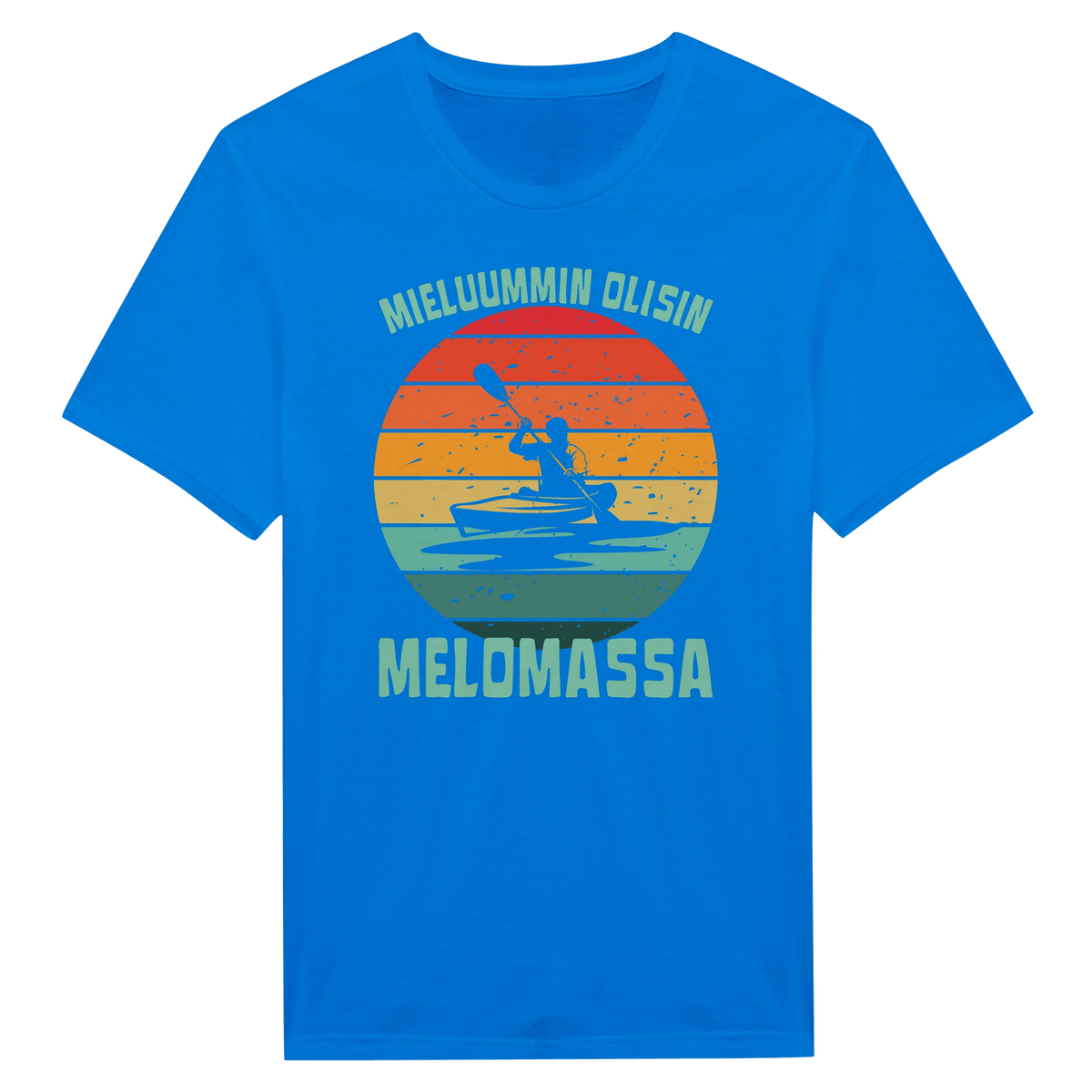 Mieluummin Olisin Melomassa v.2 - Miesten T - paita - Mun Paita
