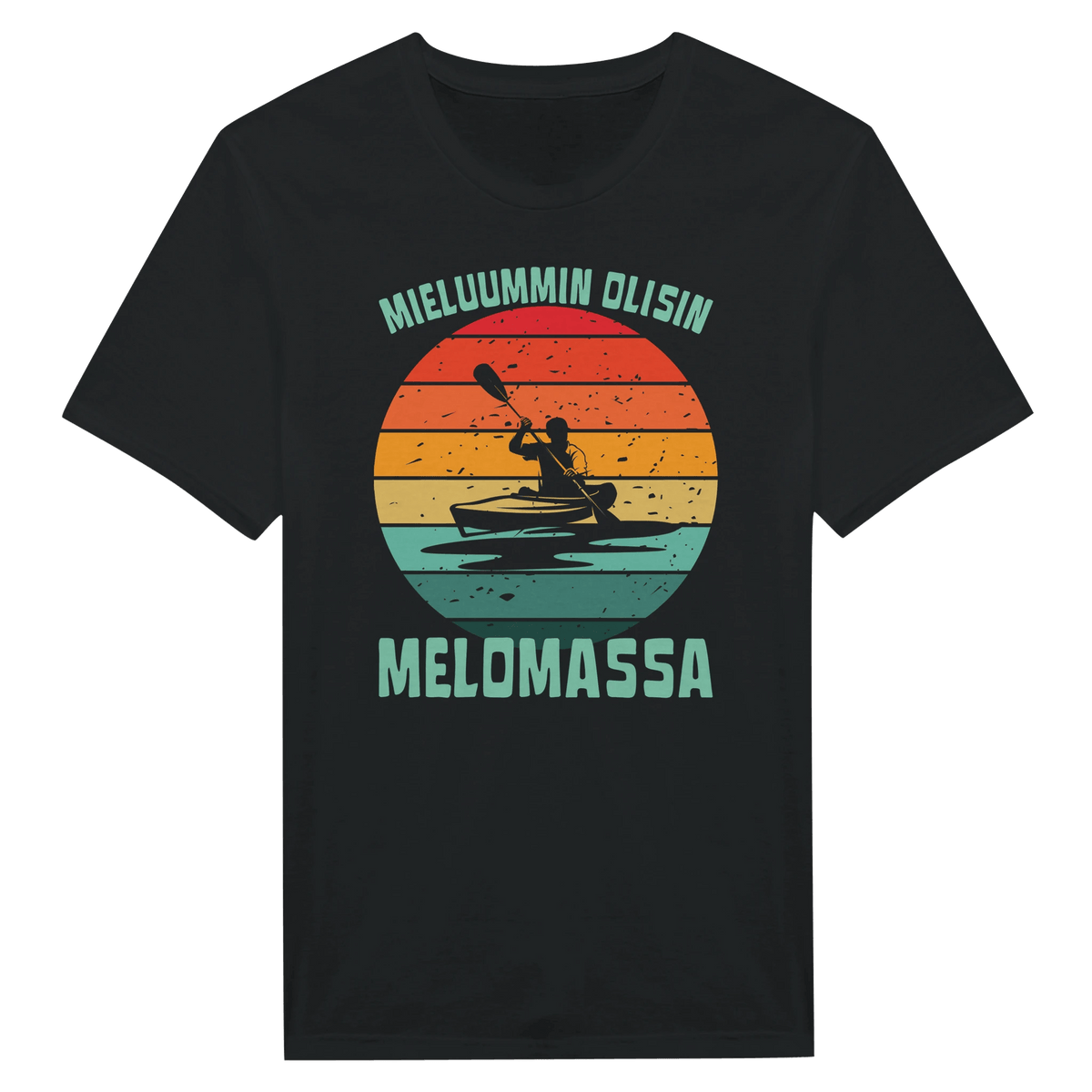 Mieluummin Olisin Melomassa v.2 - Miesten T - paita - Mun Paita