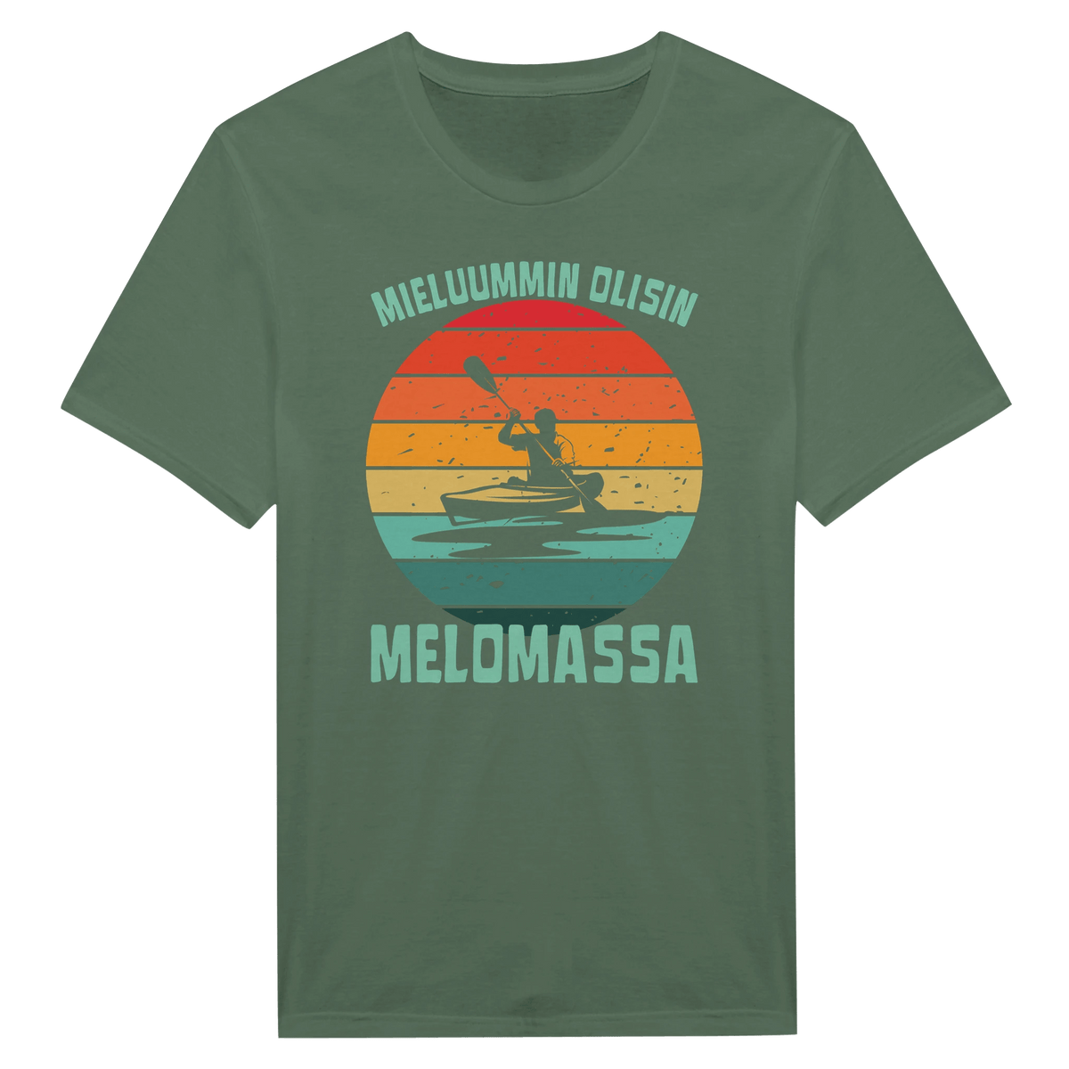 Mieluummin Olisin Melomassa v.2 - Miesten T - paita - Mun Paita