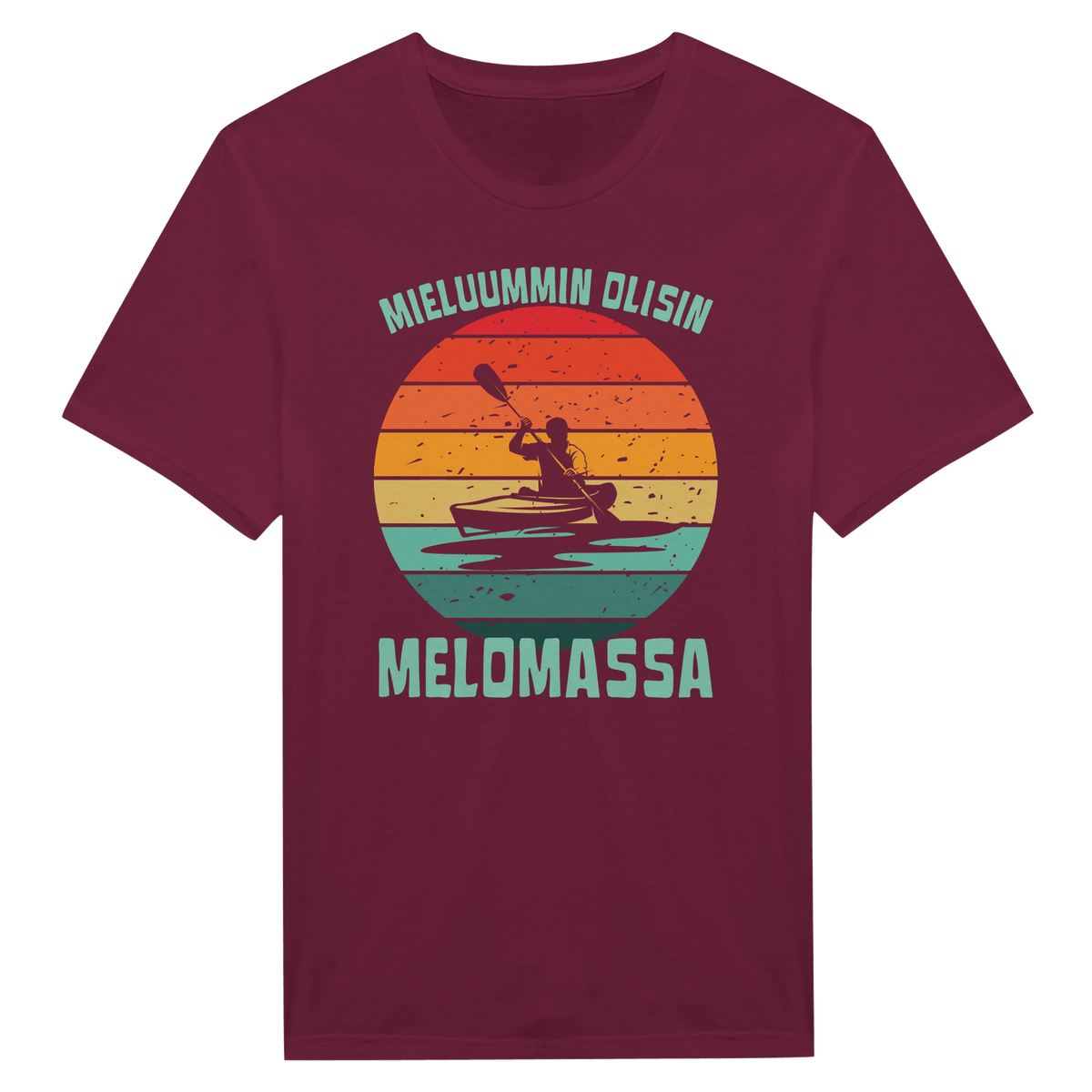 Mieluummin Olisin Melomassa v.2 - Miesten T - paita - Mun Paita