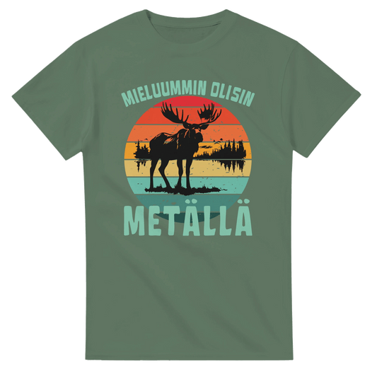 Mieluummin Olisin Metällä - 3XL - 5XL - Mun Paita
