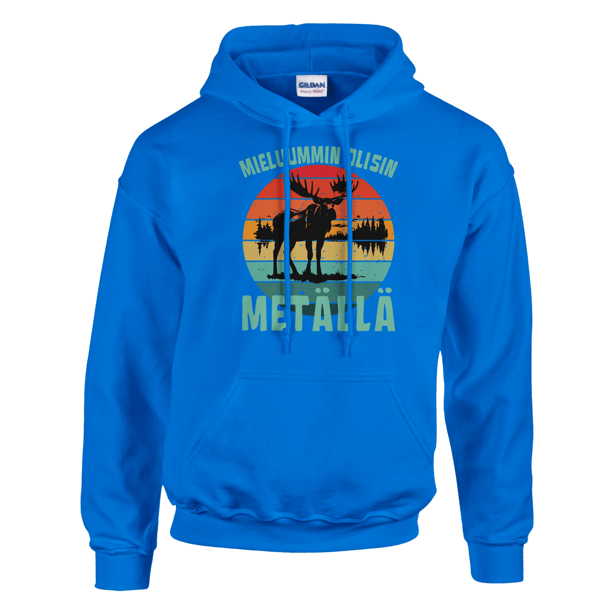 Mieluummin Olisin Metällä - Huppari - Mun Paita