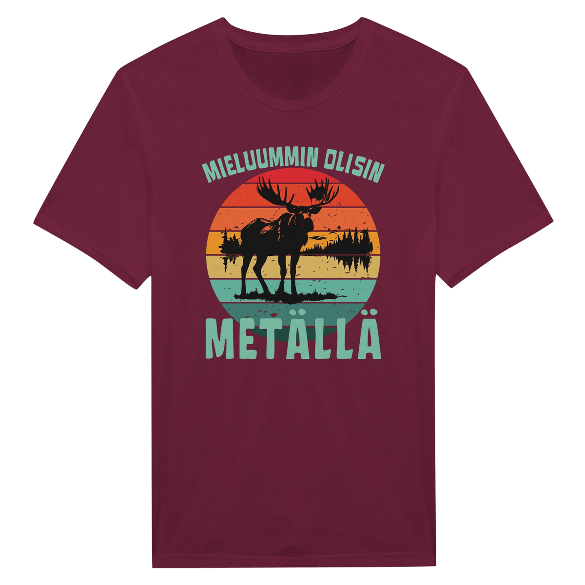 Mieluummin Olisin Metällä - Miesten T - paita - Mun Paita