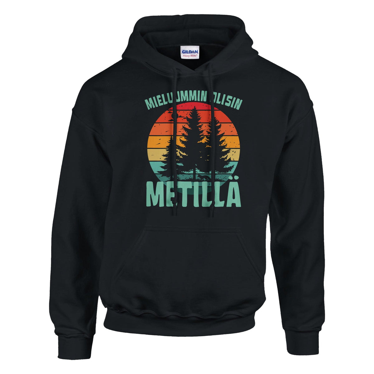 Mieluummin Olisin Metillä - Huppari - Mun Paita