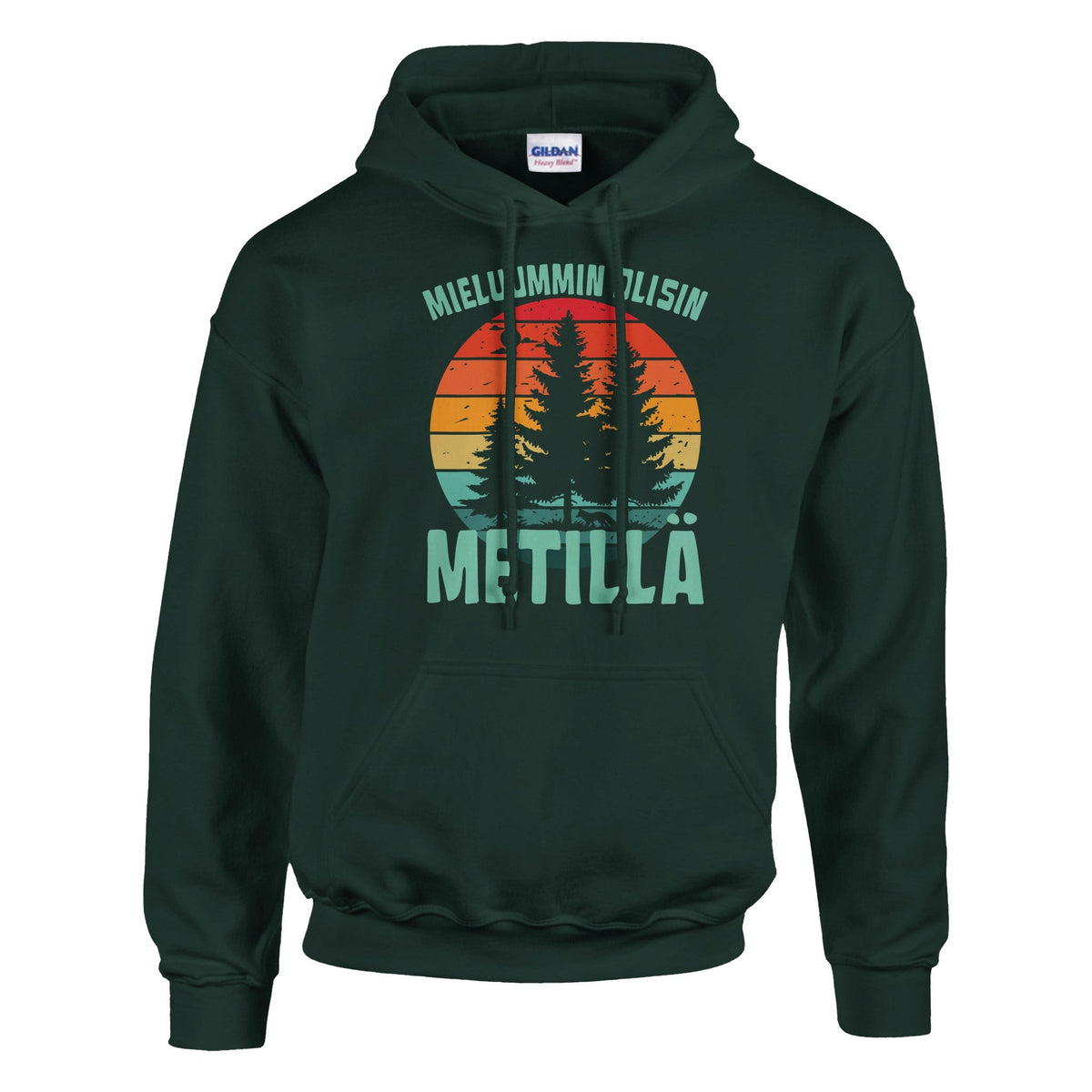 Mieluummin Olisin Metillä - Huppari - Mun Paita