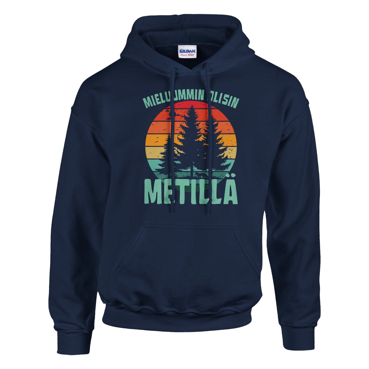 Mieluummin Olisin Metillä - Huppari - Mun Paita