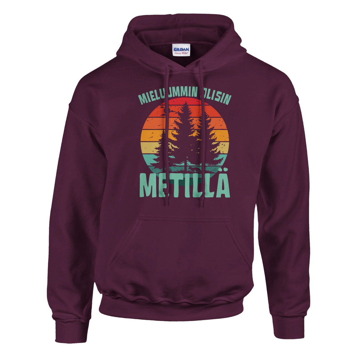 Mieluummin Olisin Metillä - Huppari - Mun Paita