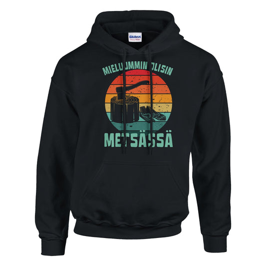 Mieluummin Olisin Metsässä Klapit - Huppari - Mun Paita