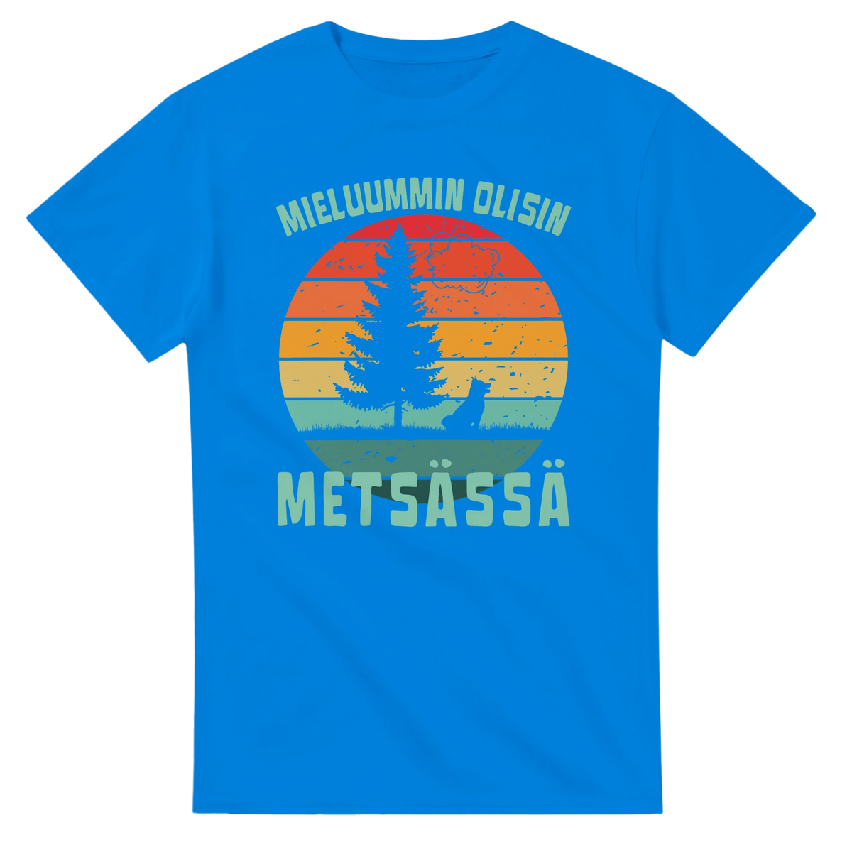 Mieluummin Olisin Metsässä Koiralla - 3XL - 5XL T - paita - Mun Paita