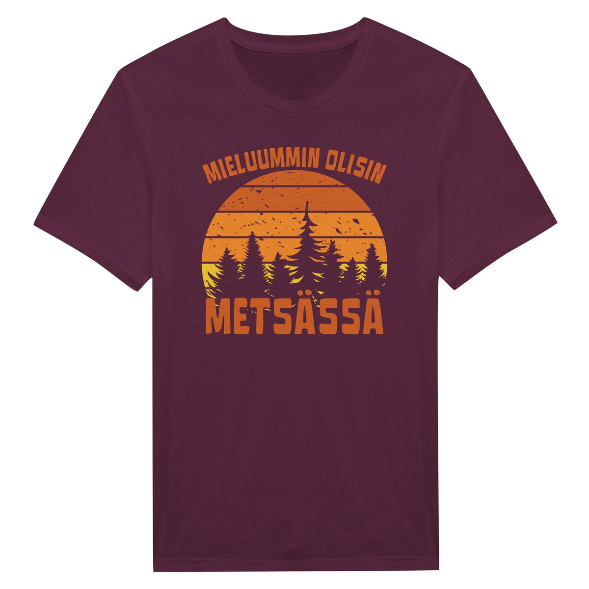 Mieluummin Olisin Metsässä v.5 - Miesten T - paita - Mun Paita