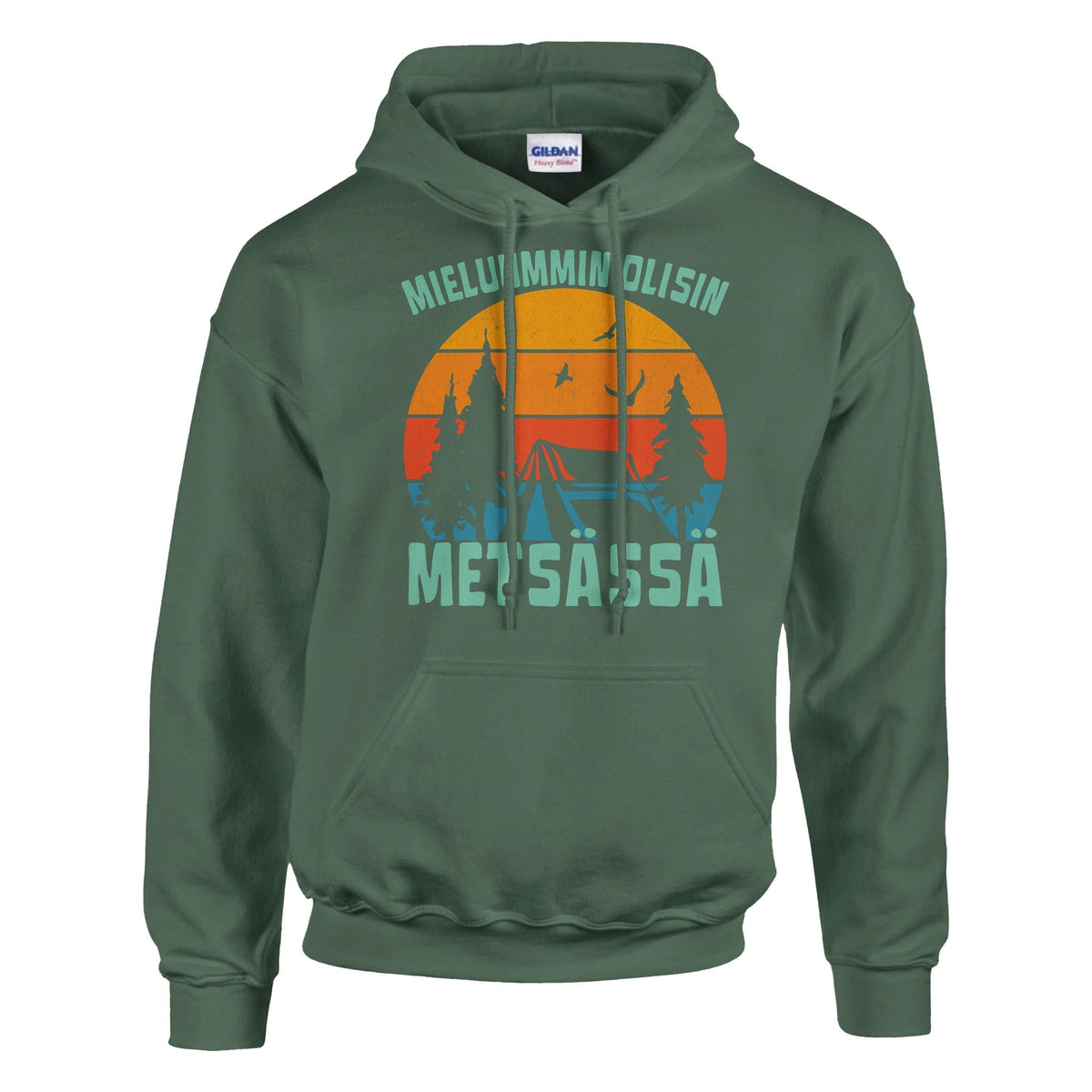 Mieluummin Olisin Metsässä v.6 - Huppari - Mun Paita