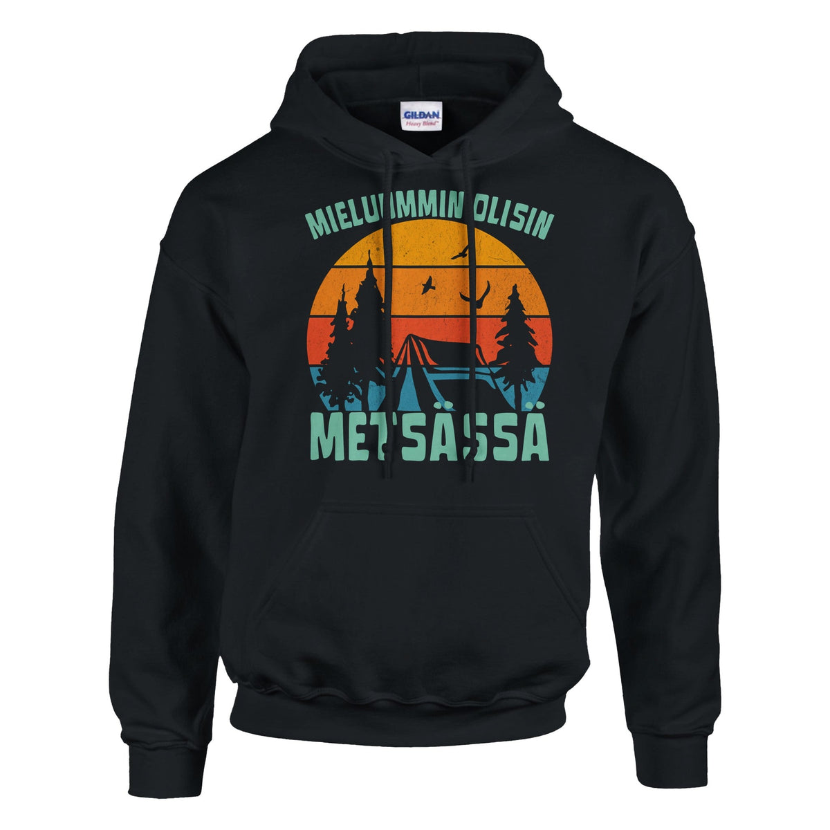 Mieluummin Olisin Metsässä v.6 - Huppari - Mun Paita