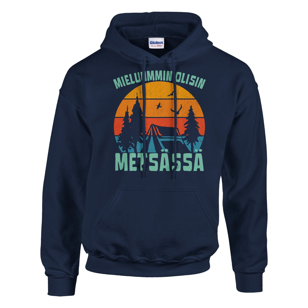 Mieluummin Olisin Metsässä v.6 - Huppari - Mun Paita