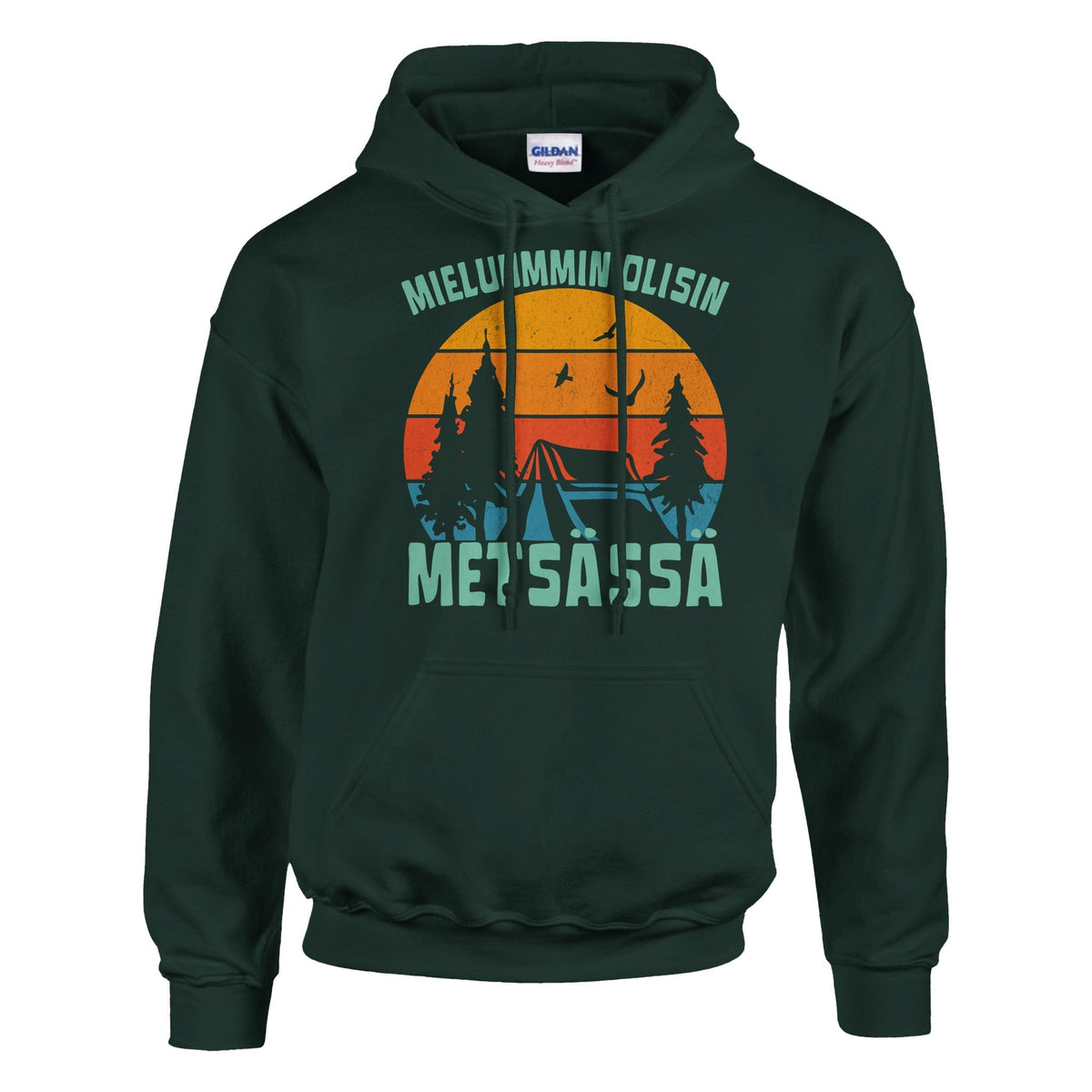 Mieluummin Olisin Metsässä v.6 - Huppari - Mun Paita