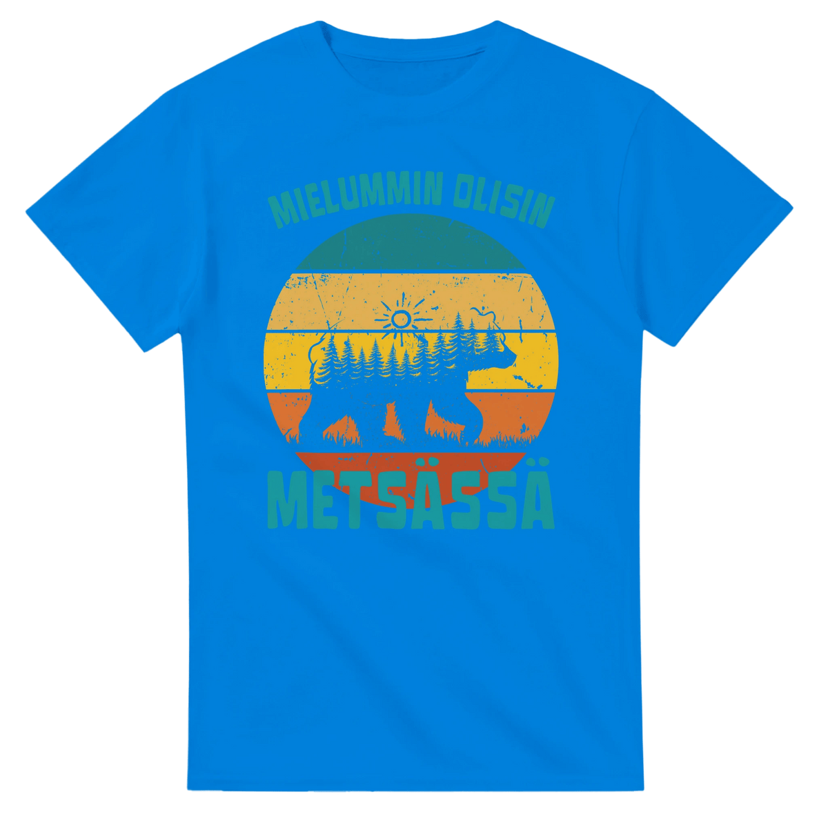 Mieluummin Olisin Metsässä v.7 - 3XL - 5XL - Mun Paita