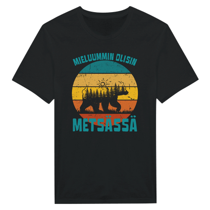 Mieluummin Olisin Metsässä v.7 - Miesten T - paita - Mun Paita