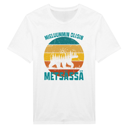Mieluummin Olisin Metsässä v.7 - Miesten T - paita - Mun Paita