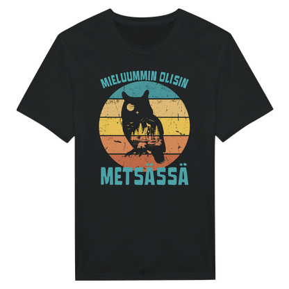 Mieluummin Olisin Metsässä v.8 - Miesten T - paita - Mun Paita