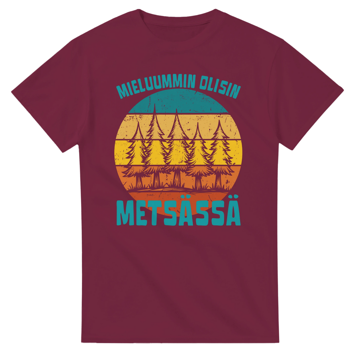 Mieluummin Olisin Metsässä v.9 - 3XL - 5XL - Mun Paita