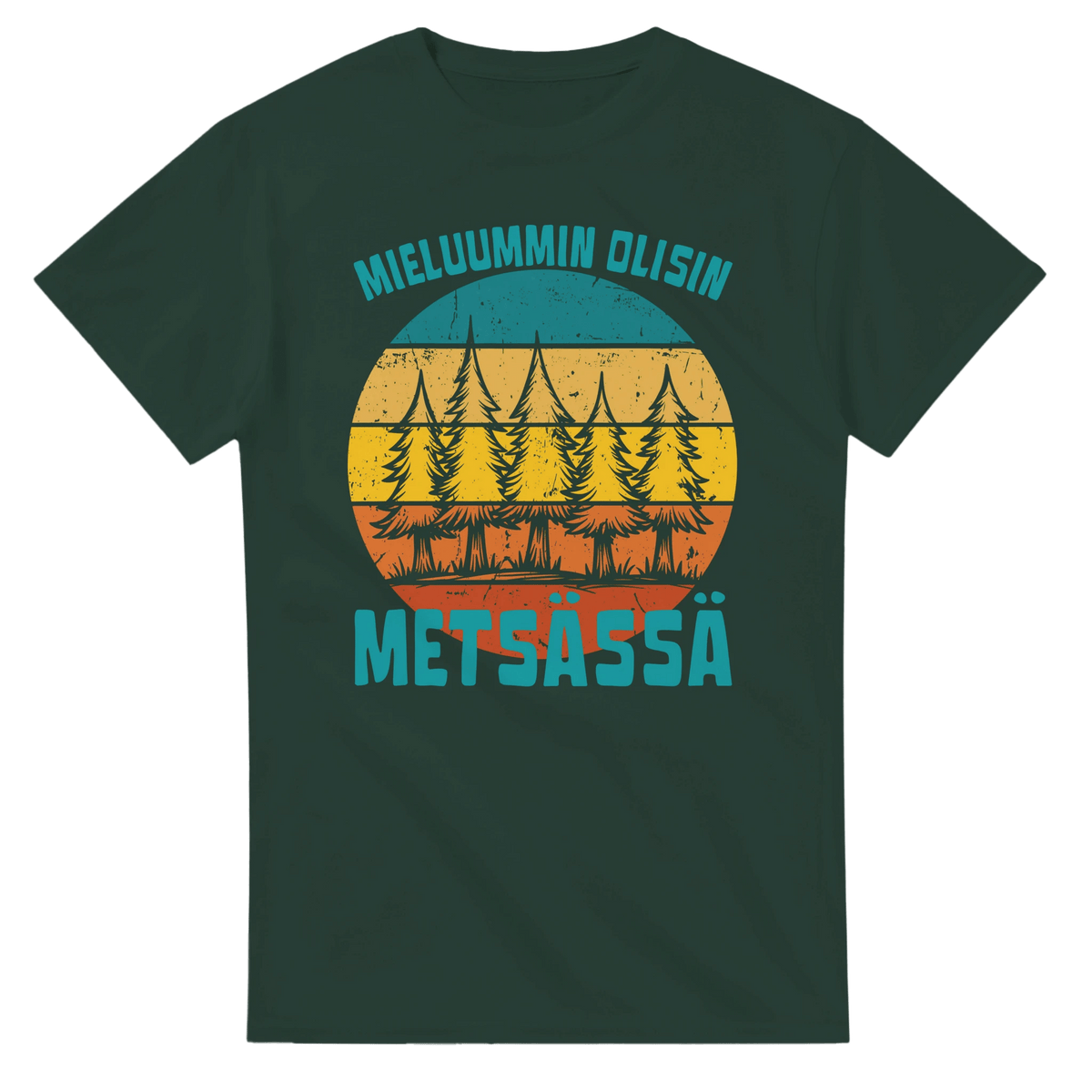 Mieluummin Olisin Metsässä v.9 - 3XL - 5XL - Mun Paita