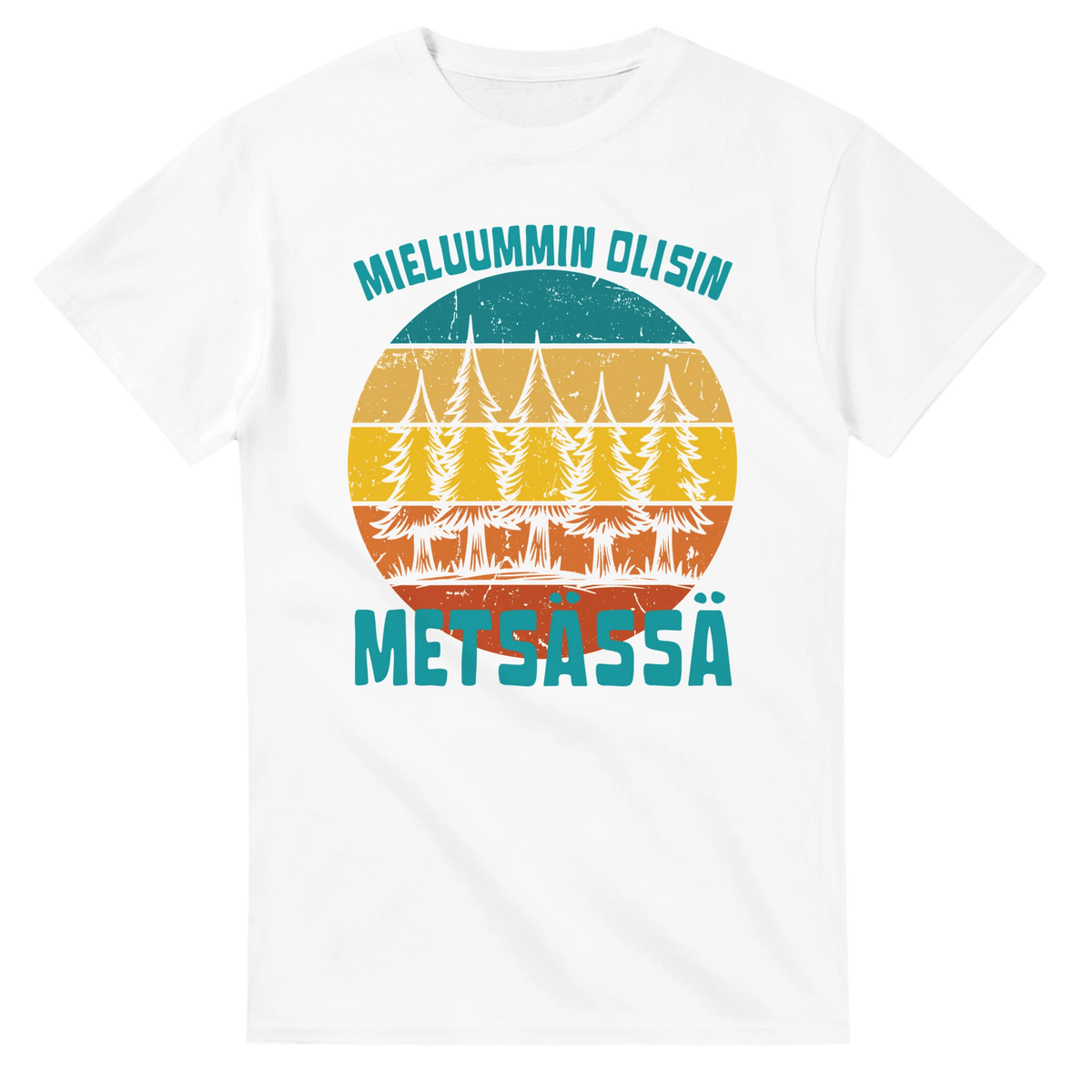Mieluummin Olisin Metsässä v.9 - 3XL - 5XL - Mun Paita