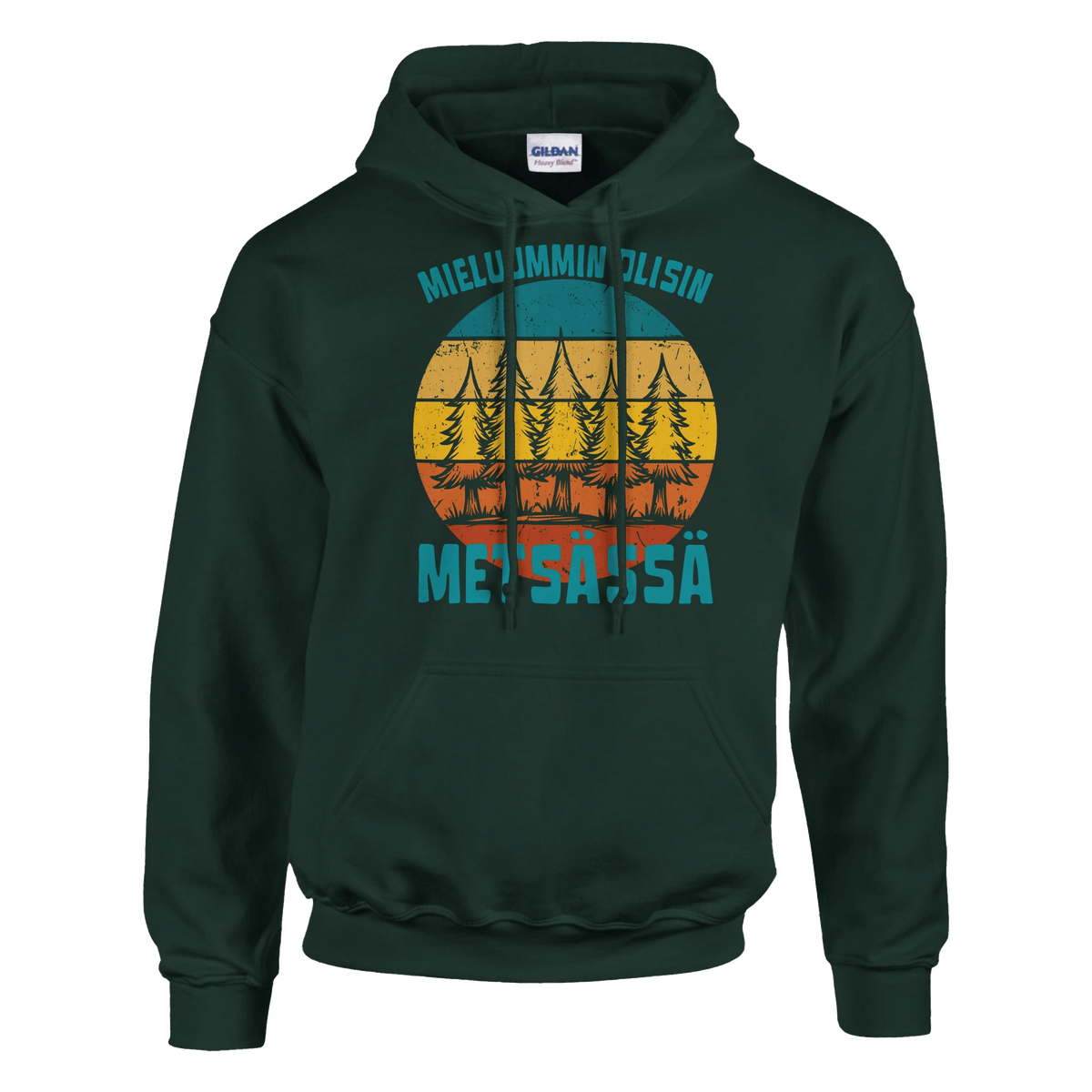 Mieluummin Olisin Metsässä v.9 - Huppari - Mun Paita