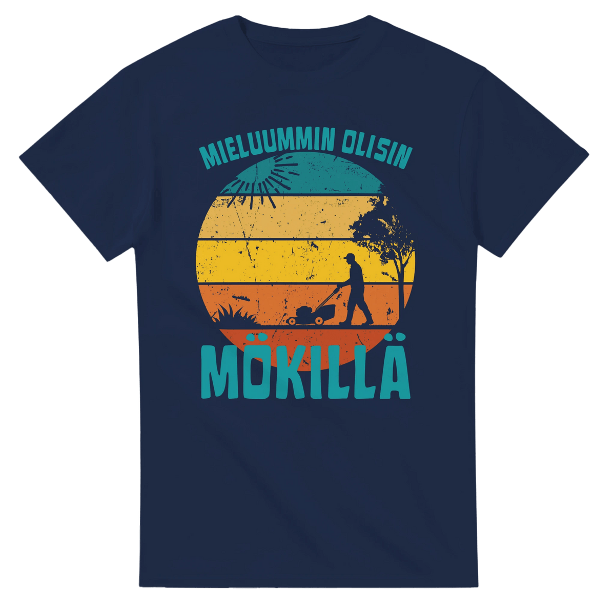 Mieluummin Olisin Mökillä Leikkaamassa Ruohoa - 3XL - 5XL - Mun Paita