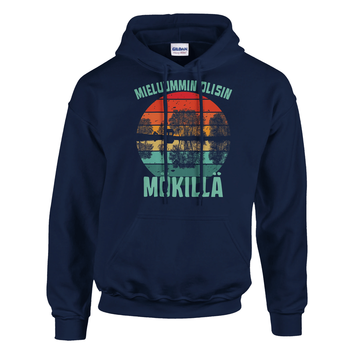 Mieluummin Olisin Mökillä (mökki ja traktori) - Huppari - Mun Paita