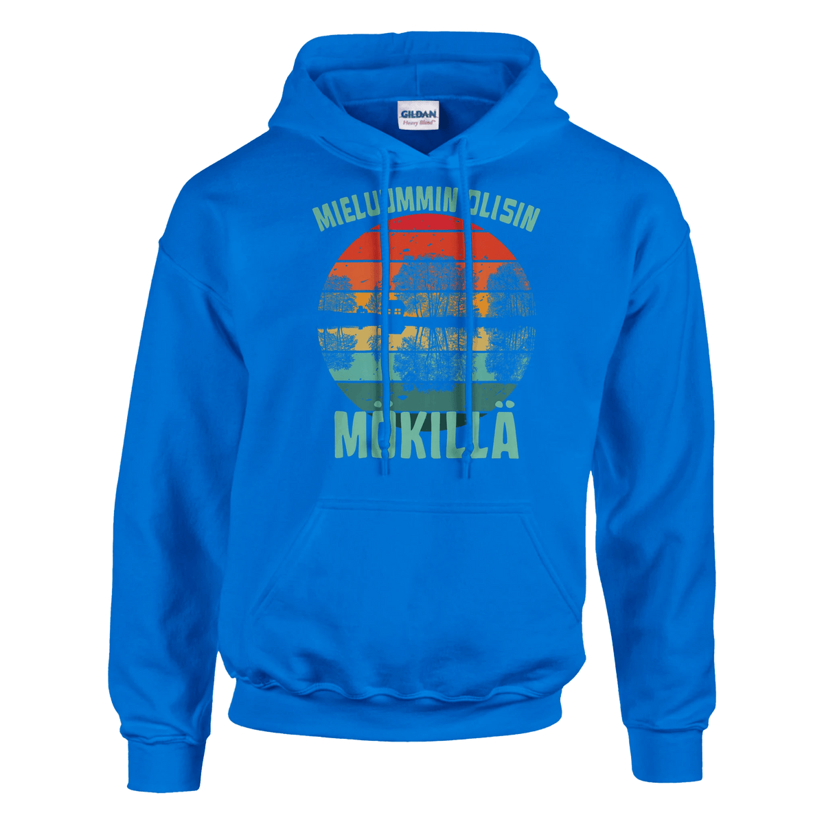 Mieluummin Olisin Mökillä (mökki ja traktori) - Huppari - Mun Paita