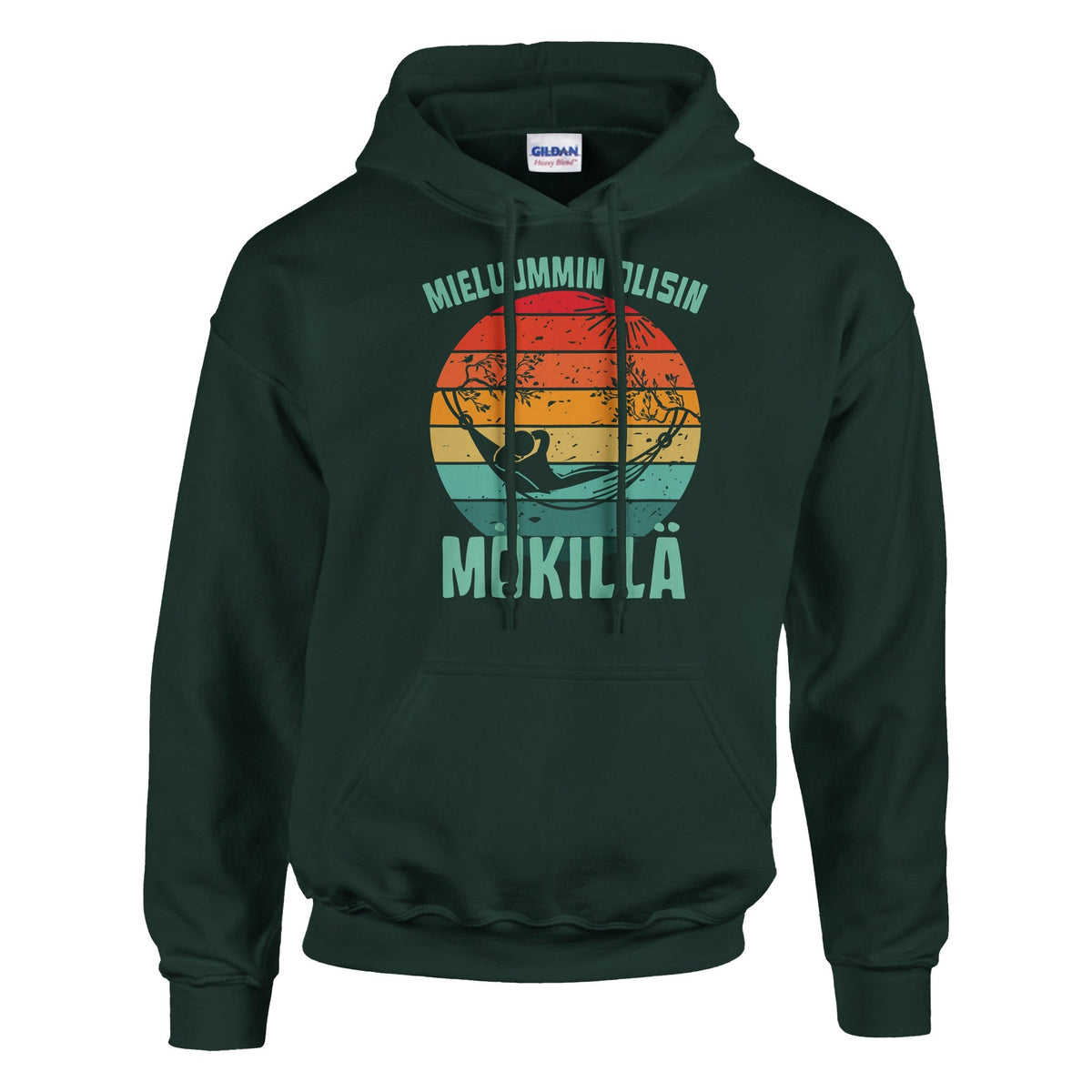 Mieluummin Olisin Mökillä Riippumatossa v.2 - Huppari - Mun Paita
