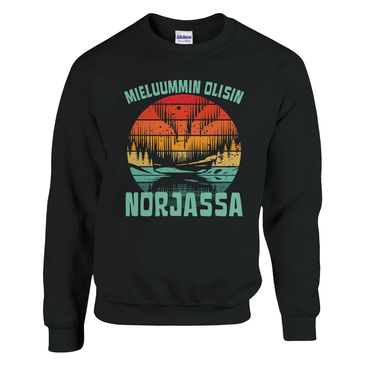 Mieluummin Olisin Norjassa - Collegepaita - Mun Paita