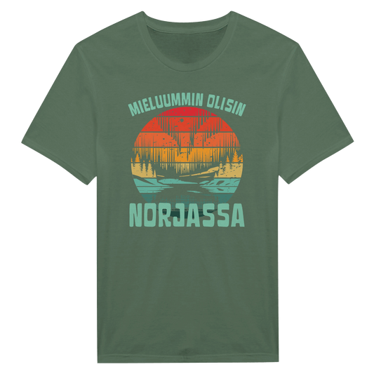 Mieluummin Olisin Norjassa - Miesten T - paita - Mun Paita
