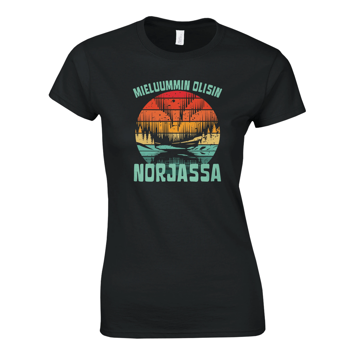 Mieluummin Olisin Norjassa - Naisten T - paita - Mun Paita