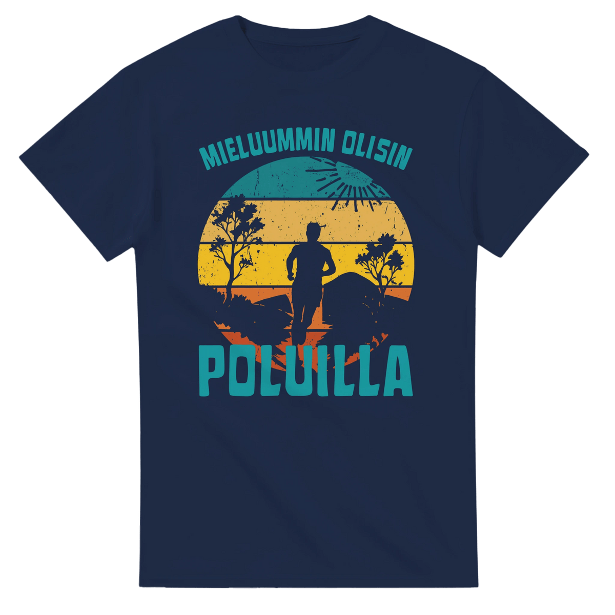 Mieluummin Olisin Poluilla - 3XL - 5XL T - paita - Mun Paita