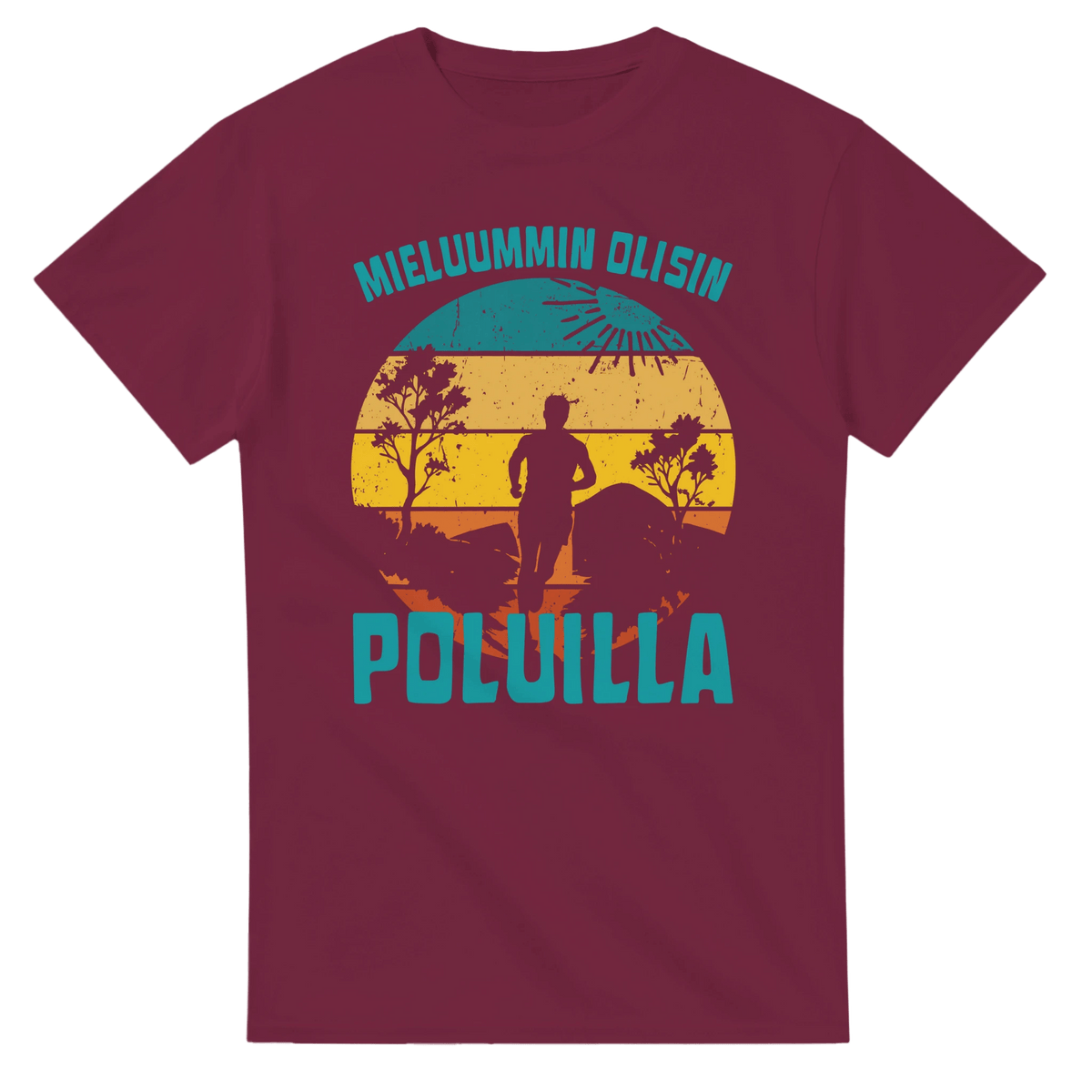 Mieluummin Olisin Poluilla - 3XL - 5XL T - paita - Mun Paita