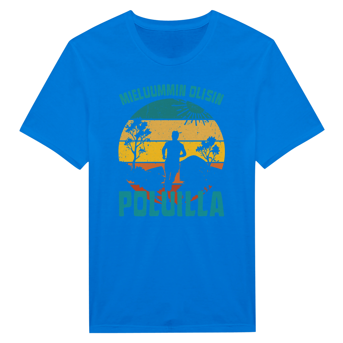 Mieluummin Olisin Poluilla - Miesten T - paita - Mun Paita